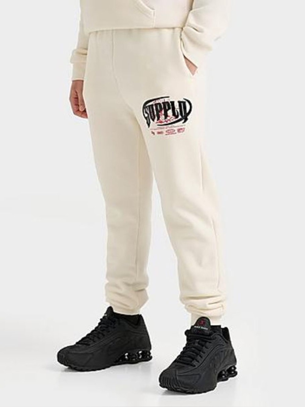 Supply & Demand Junior Boys' Chrome Jogger Pants Tofu / Chinese Red